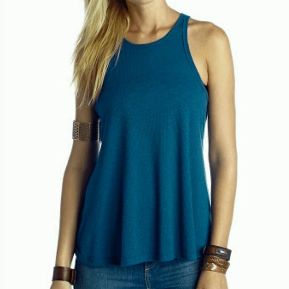 Free People Long Beach Tank - Blue